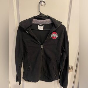 Black Ohio State Fleece Zipup